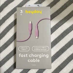 Heyday Pink USB-C Fast Charging Cable